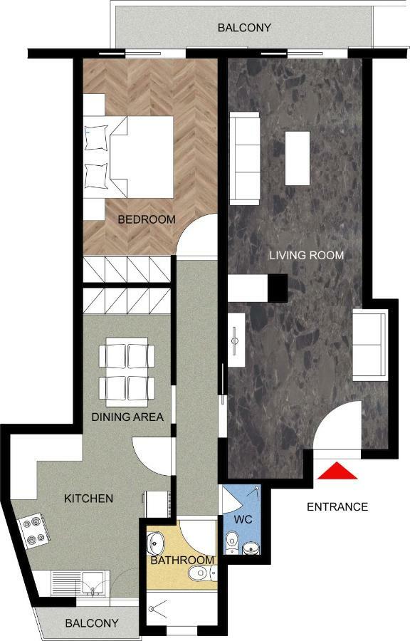 Tranquil Central Apt, Behind Athens Caravel Area Экстерьер фото